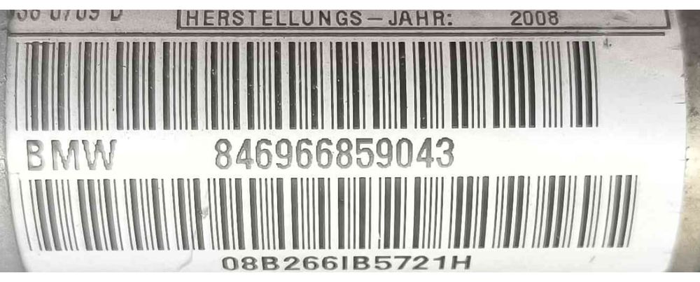Airbag Cortina Esquerdo 846966859043 - BMW 3 Touring