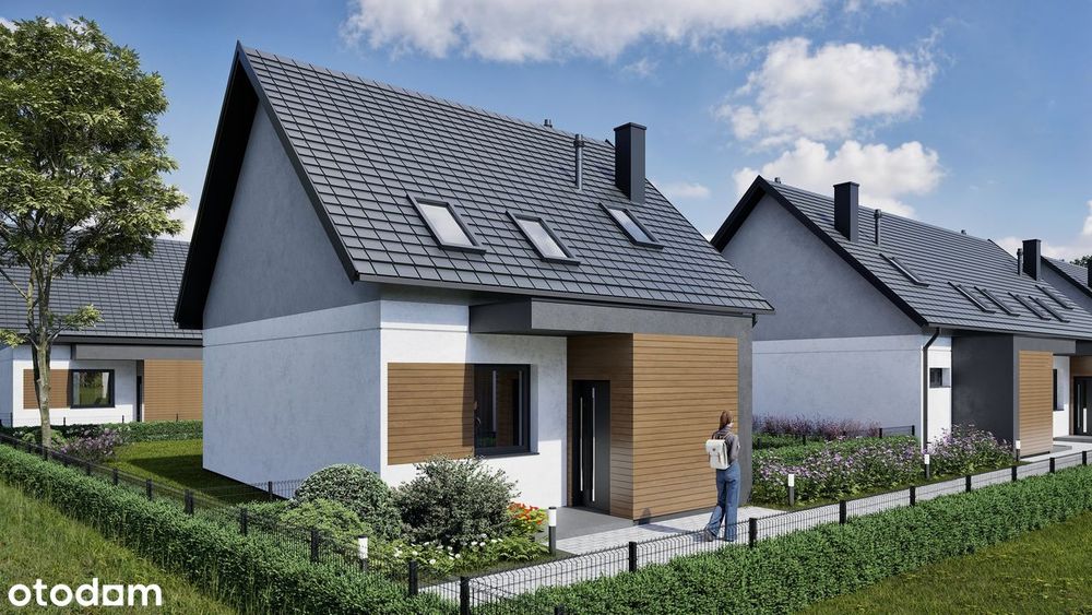 DOM WOLNOSTOJĄCY 88,28 m2 na osiedlu pod lasem