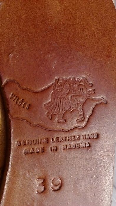 2 pares de botas vintage originas da Madeira 38/39