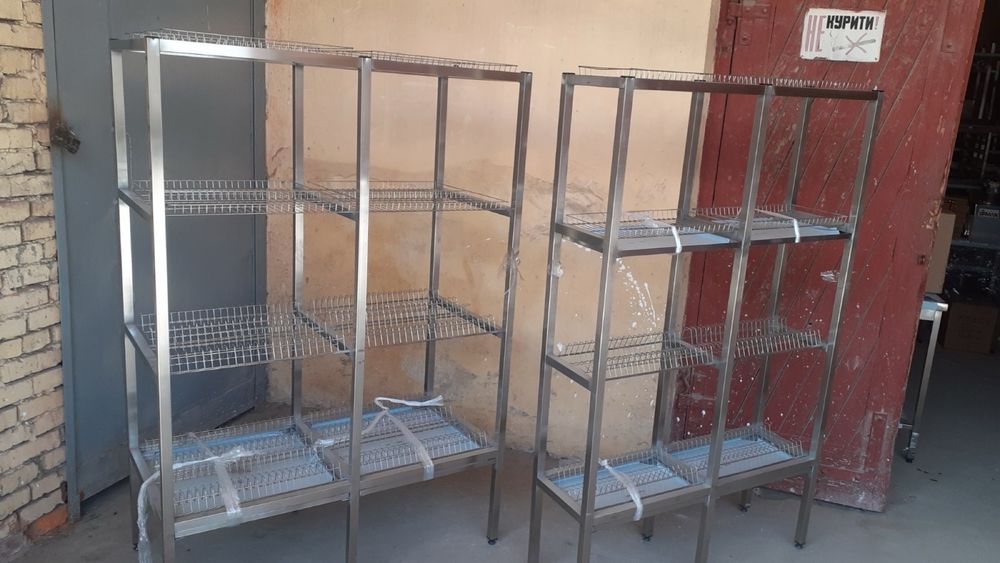 Стелаж сушка нержавійка