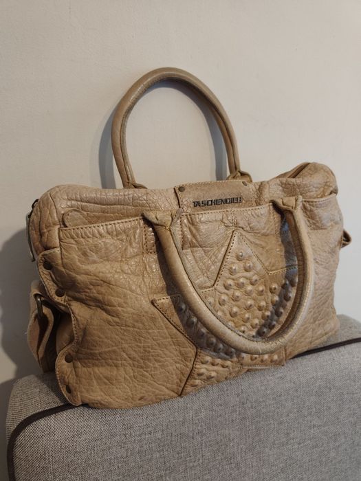 Skórzana torebka do ręki i na ramię Taschendieb Wien