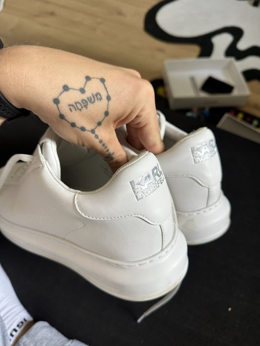 Buty męskie Karl Lagerfeld 45 29cm Białe