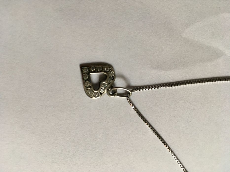 Colar com Coração de Prata