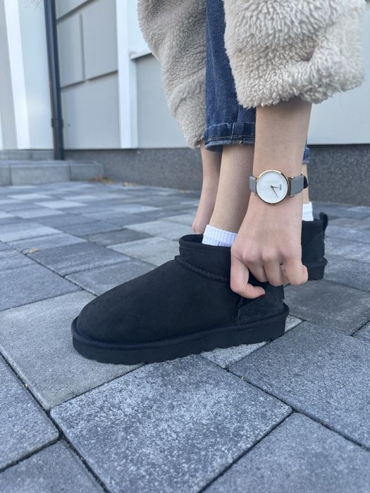 Уггі Ugg Ultra Mini Black Угг 36-45 Унісекс