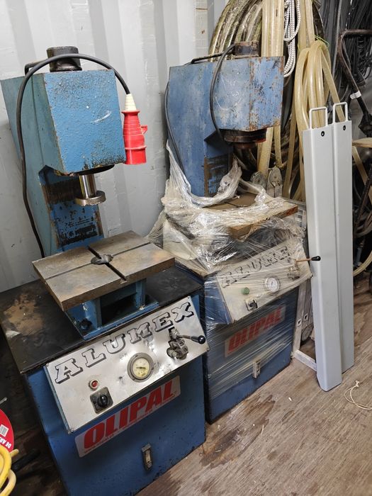 Prensa para alumínios 8t