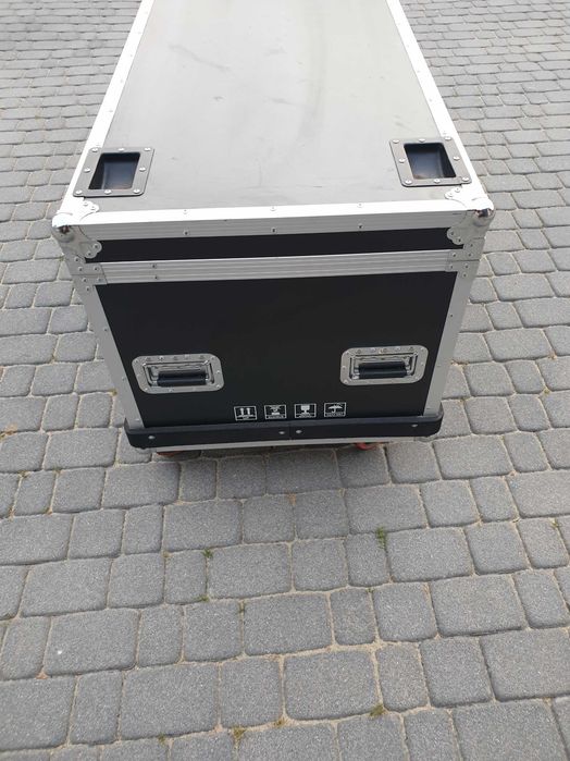 Case duża skrzynia transportowa na oświetlenie kable instrumenty