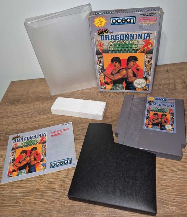 BAD DUDES versus Dragon Ninja - Nintendo NES PAL A KOMPLET