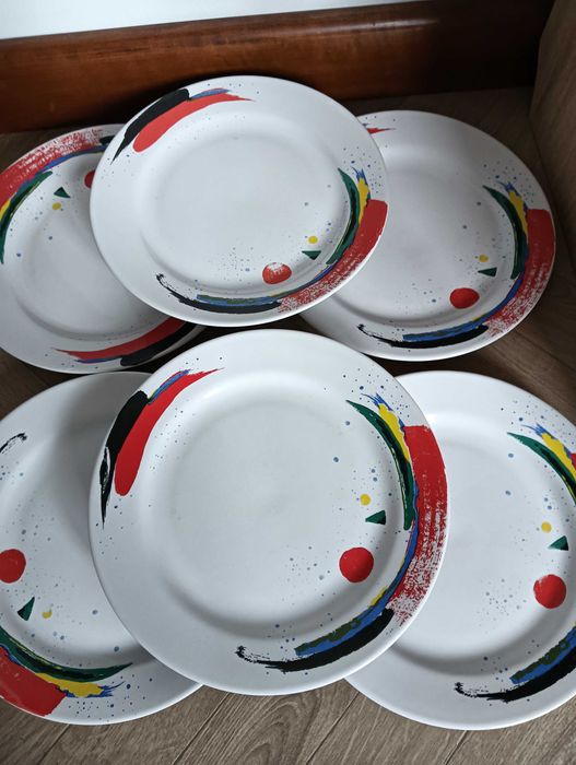 Talerz ceramiczny zestaw 6st obiadowy Tułowice