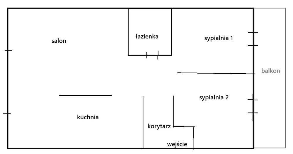 Mieszkanie 55, 5m z piwnicą i miejscem garażowym