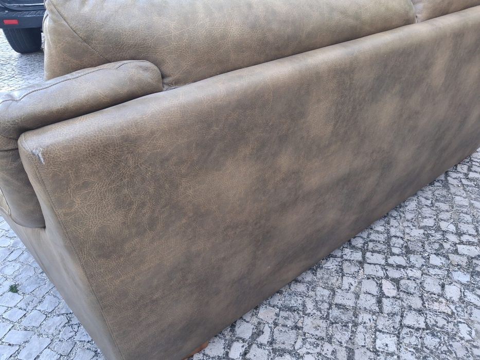 Sofa de pele 2 lugares