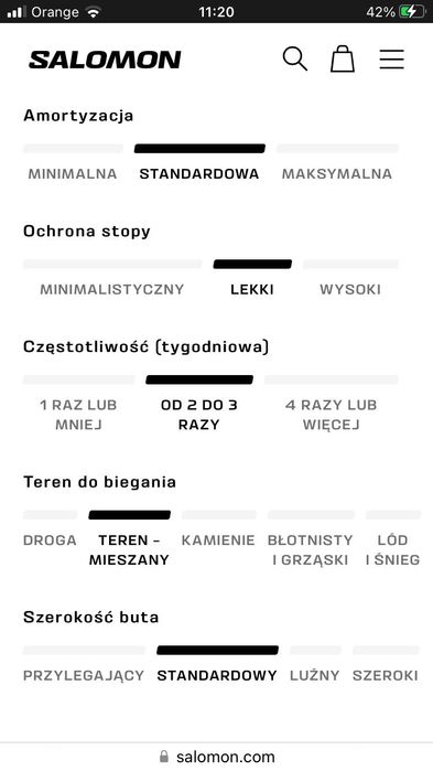 Buty do biegania w terenie, Salomon rozm.36 2/3