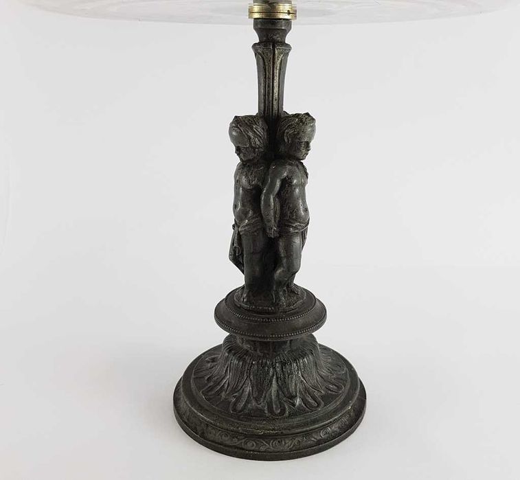 Patera w stylu neobarokowym - Artur Buchman-Wrocław -XIX w. - rzadkość