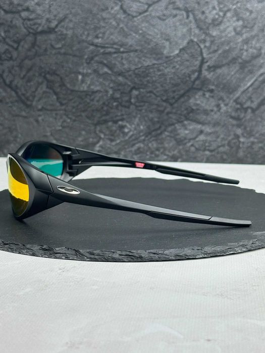 Сонцезахисні окуляри Oakley Eye Jacket Redux чорні овальні з лінзою Prizm Ruby, поляризація, чоловічі, оригінал