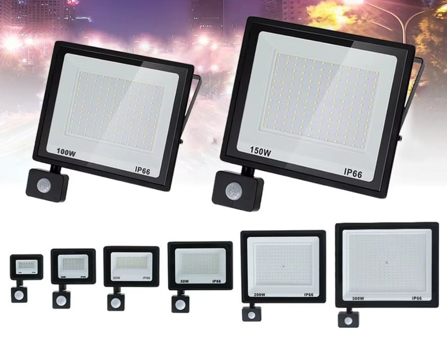 ЛЕД LED Прожектор. Лампа з датчиком руху.  Якісний товар, не дорого