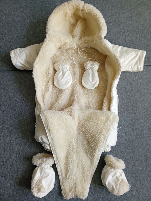 Дитячий комбінезон, зимовий комбінезон для дівчинки