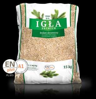 PELLET IGŁA Iglasty ENplus A1