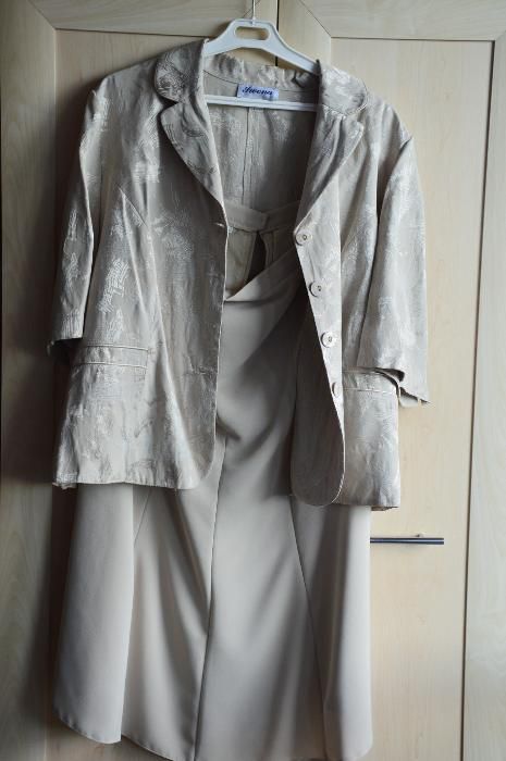 Zestaw! Żakiet i spódnica. Rozm. 52!