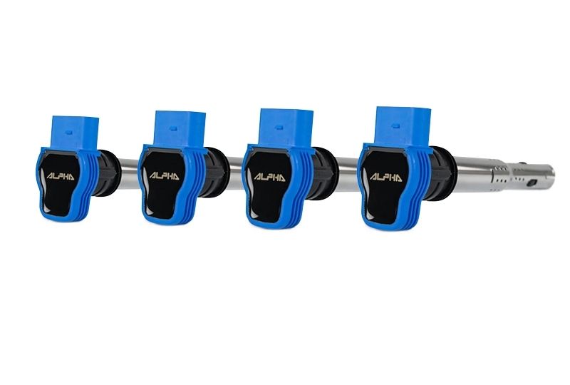KIT 4 BOBINAS DE ENCENDIDO ALPHA COMPETITION PARA 2.0 TFSI / 1.8T 20V - AZUL