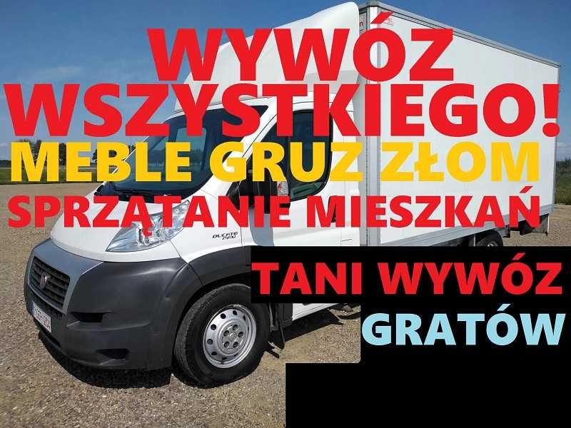 WYWÓZ GABARYTÓW wywóz gruzu wywóz śmieci Opróżnianie mieszkań skuwanie