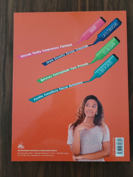 Manual escolar EMRC Quero Descobrir 8° ano NOVO