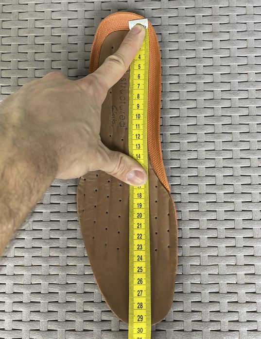 Clarks Structured туфли кроссовки 45-46 размер кожаные коричневые