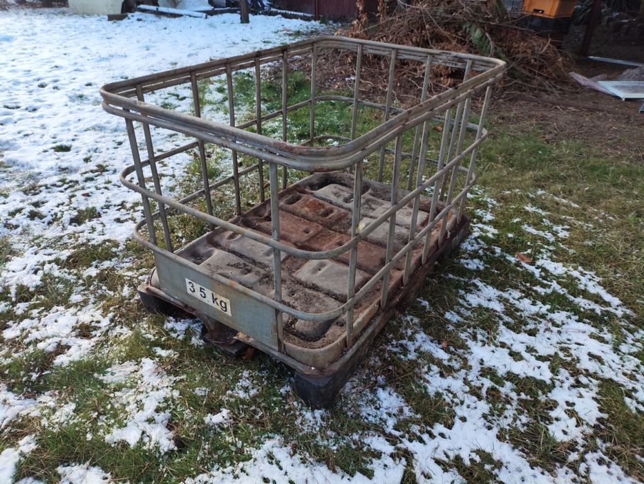 Kosz mauzer na drewno kominkowe, gitterbox