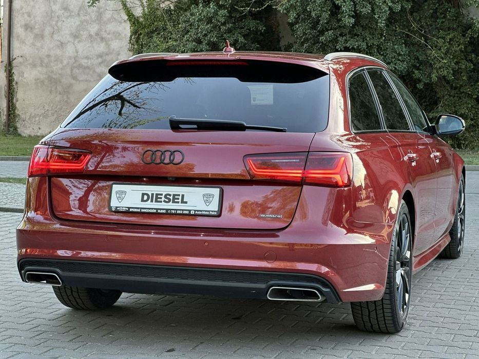 Audi A6 Avant V6T 2017r 3.0 TDI 320KM TipTronic Bose Radar Kamera ACC Zarejestrowany
