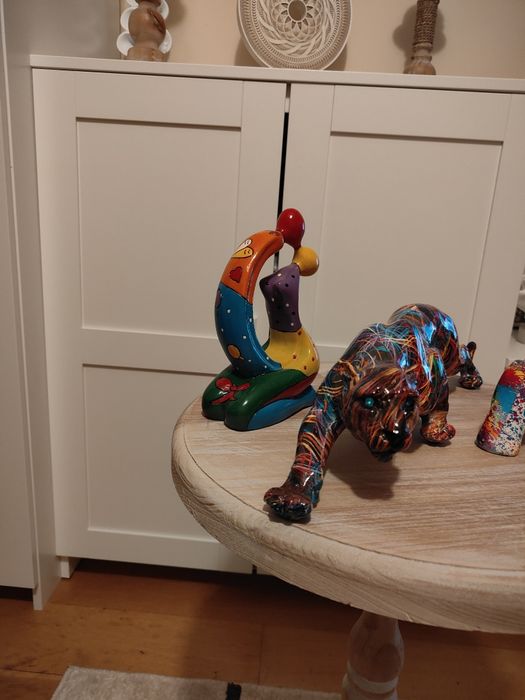 Conjunto de Coleção de Arte em Resina (Estilo Pop Art)