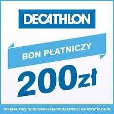 Decathlon 20x10sztuk bony, karty, vouchery Warszawa