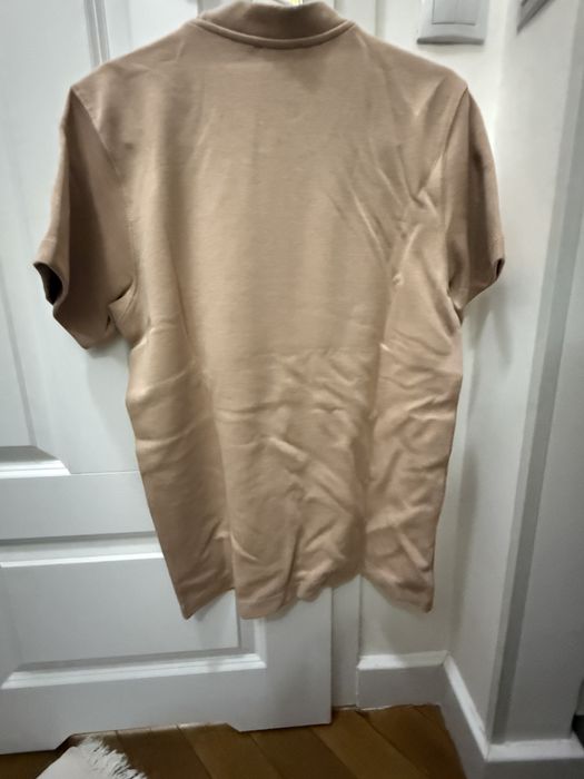 Beżowy jasmobrązowy t-shirt bluzka Celine paris