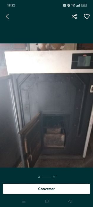 Vende se caldeira a pellets