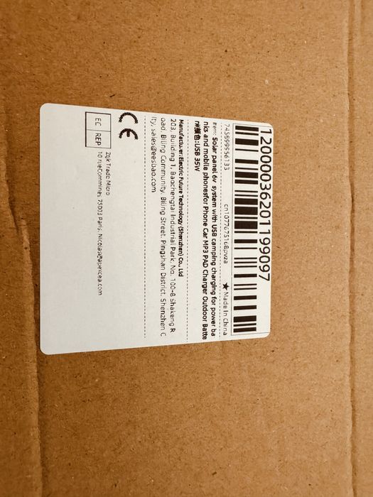 Panel solarny z wyjsciem USB