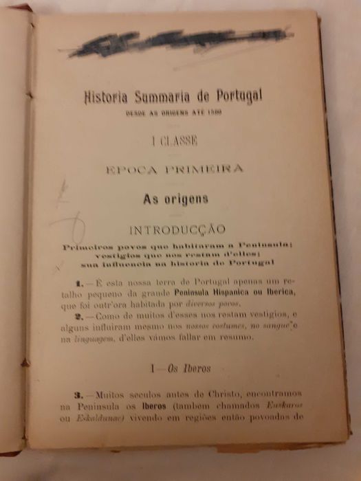 2a edição , Livros escolares antigos de História  1909  e outro de Ing