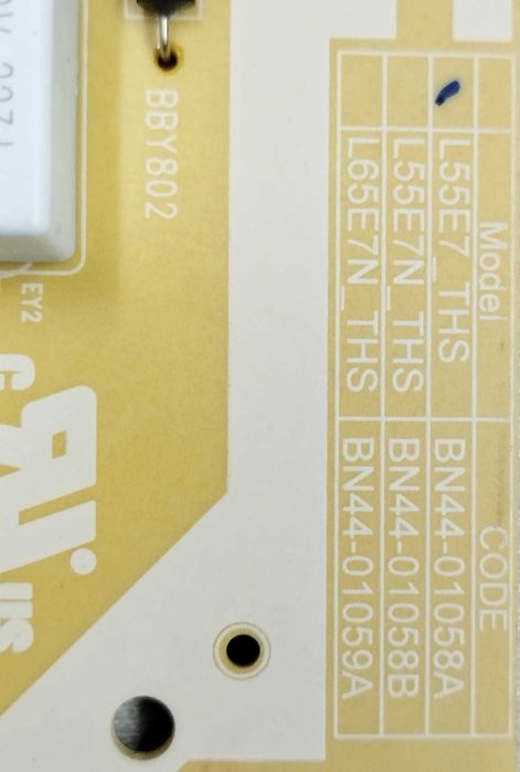 FONTE BN44 - 0 1 0 5 8A - L55E7_THS - QE55Q60TAU