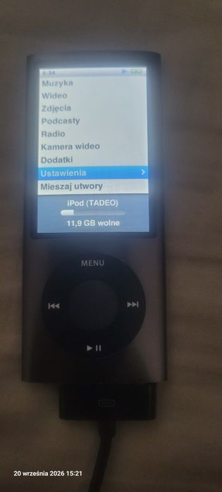 Ipod nano 5 gen 16 GB a1320  bateria do wymiany