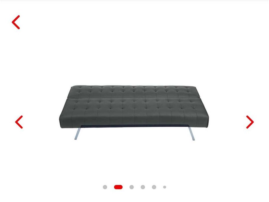 Sofá cama cinza nunca usado