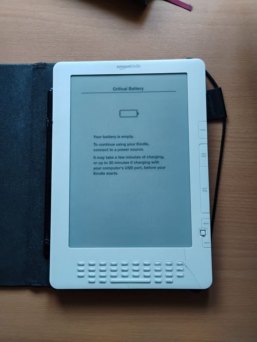 Czytnik duży kindle dx do naprawy na części