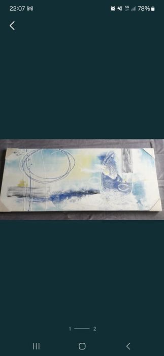 Quadro abstrato impresso