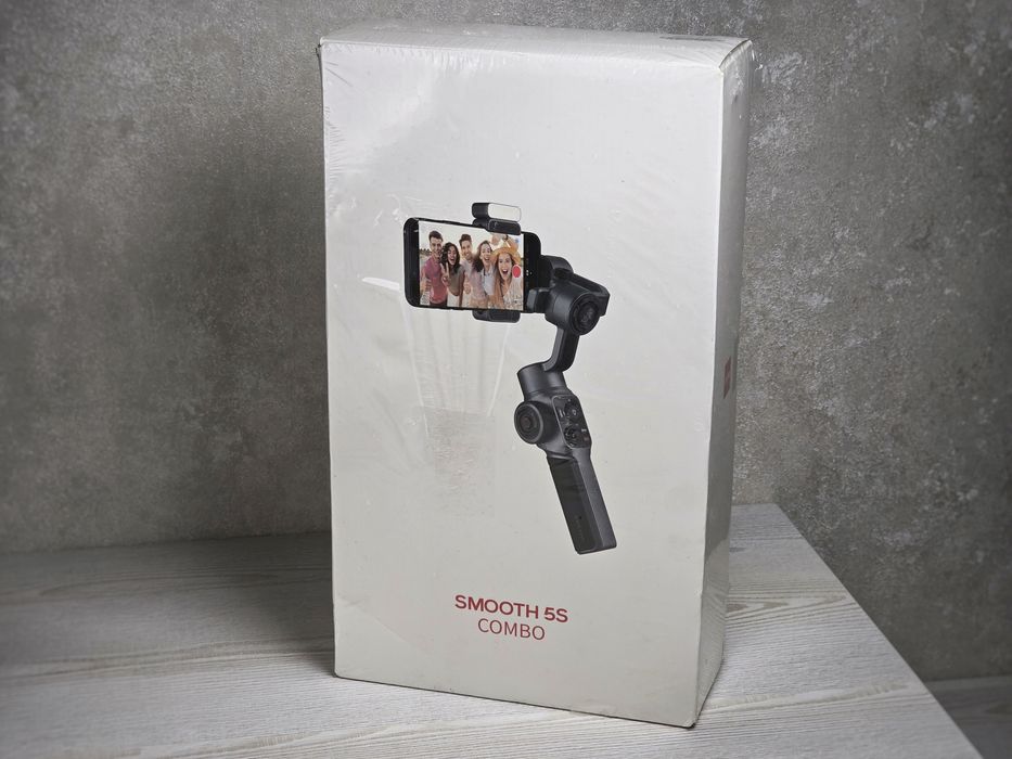 Стабілізатор для смартфону  Zhiyun Smooth 5S Combo Grey • НОВИЙ!