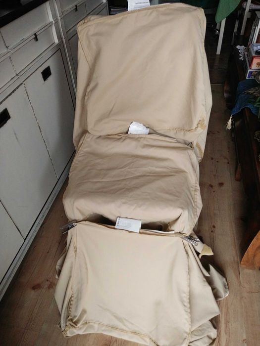 3 pokrowce Henriksdal oryginalne Ikea na wysokie krzesła