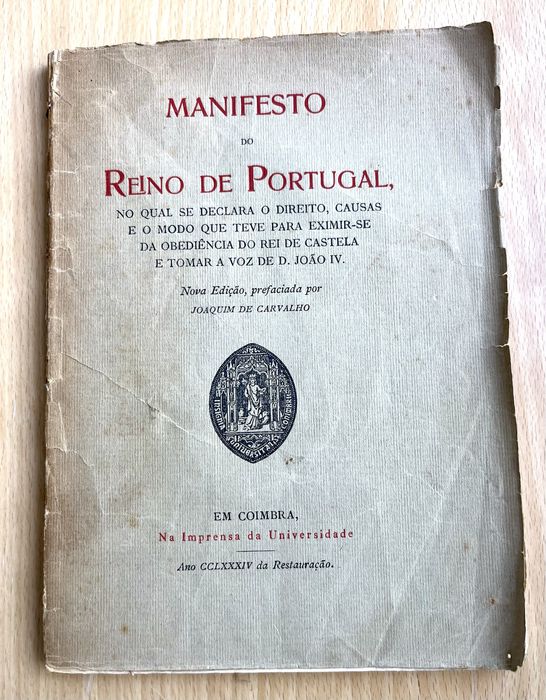 MANIFESTO DO REINO DE PORTUGAL