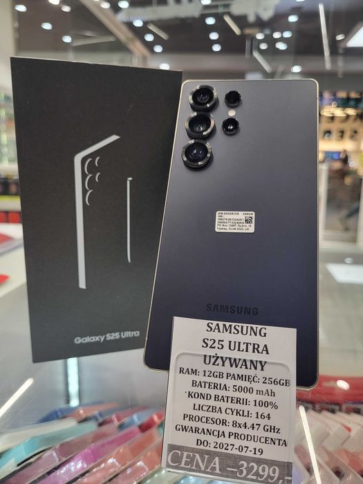 Samsung S25 Ultra 256GB GWARANCJA! Telakces Felicity *Raty 0%