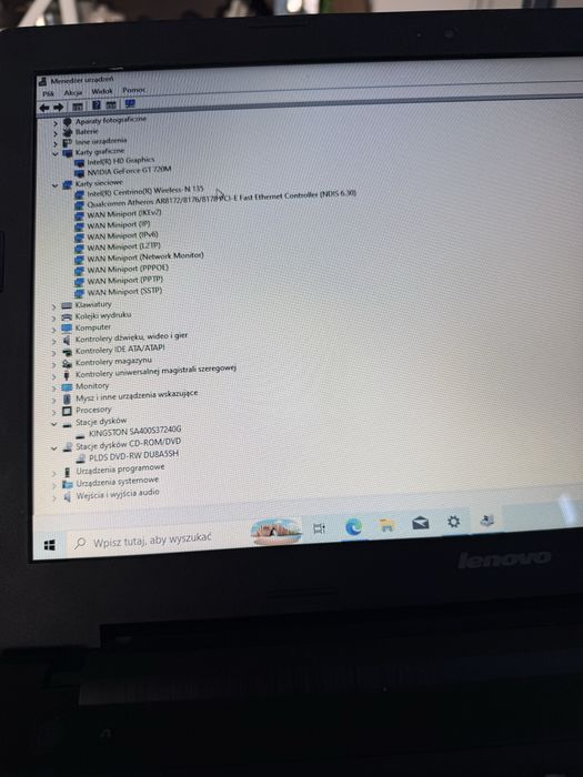 Lenovo G500s | 8GB RAM | Szybki dysk SSD 240GB | GT720M | Win 10
