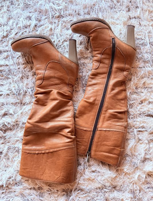 Kozaki  damskie skorzane