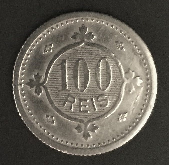 Moeda de 100 reis - D. Carlos I - Portugal - 1900