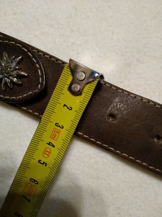 Pasek skórzany myśliwski