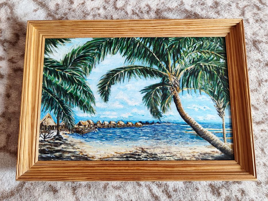 Картина маслом морський пейзаж