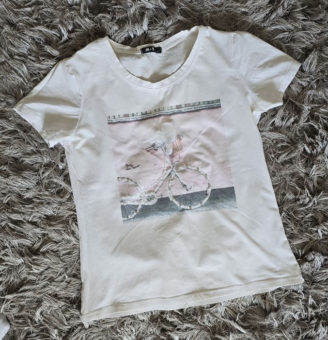 ATMOSPHERE modna fioletowa bluzka rozm.10-12