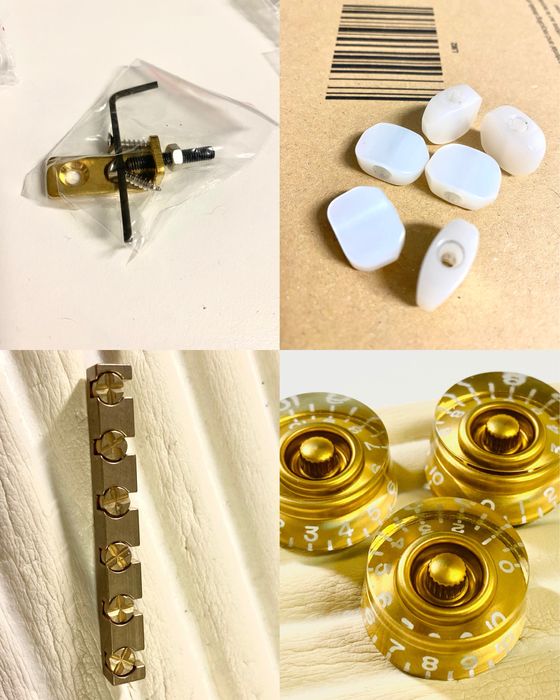 Pedais e partes para guitarra