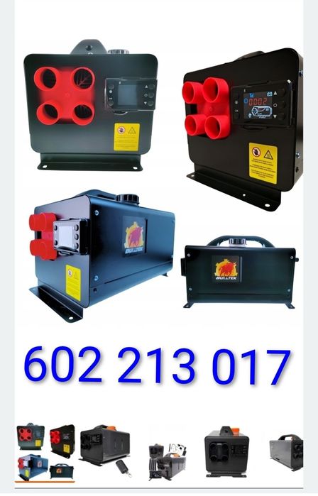 Webasto garażowe  ogrzewanie 110m2 12kw 230v 12v 24v zasilacz w kompl